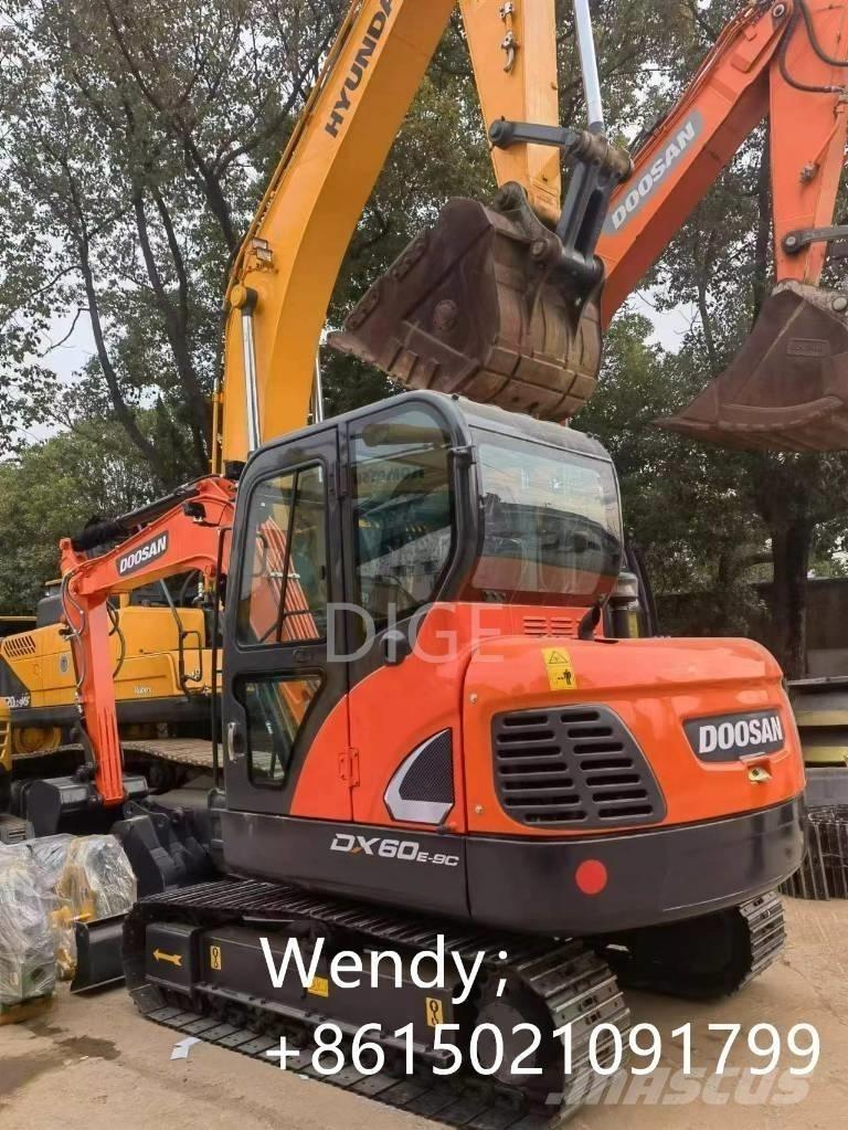 Doosan DX 60 Міні-екскаватори < 7т
