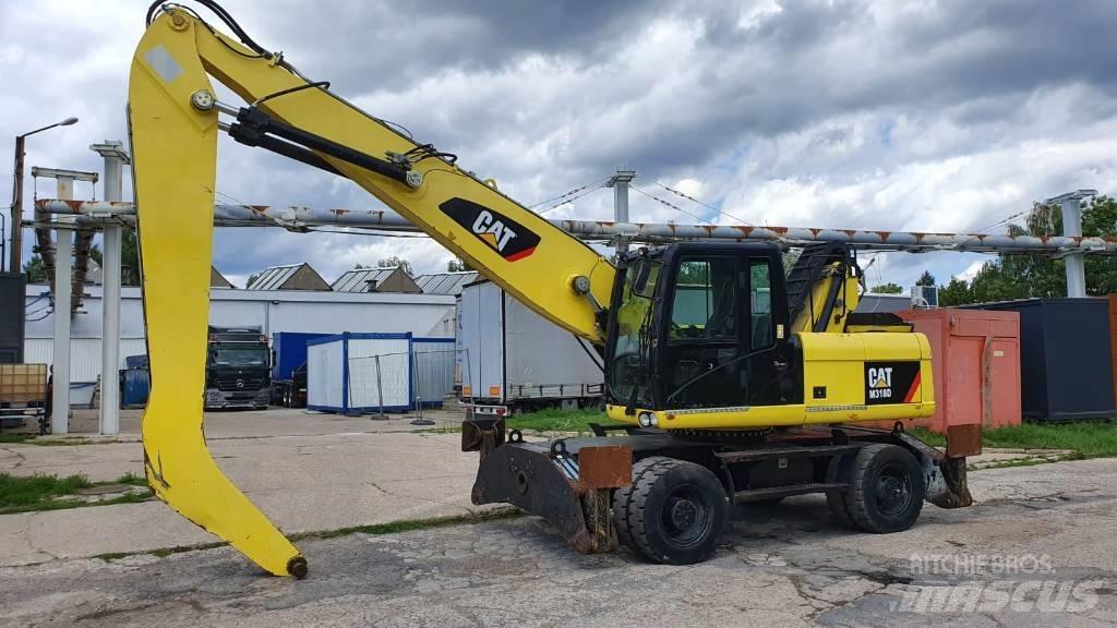 CAT M 318 D MH Перевантажувачі металобрухту/промислові навантажувачі