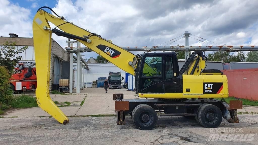 CAT M 318 D MH Перевантажувачі металобрухту/промислові навантажувачі