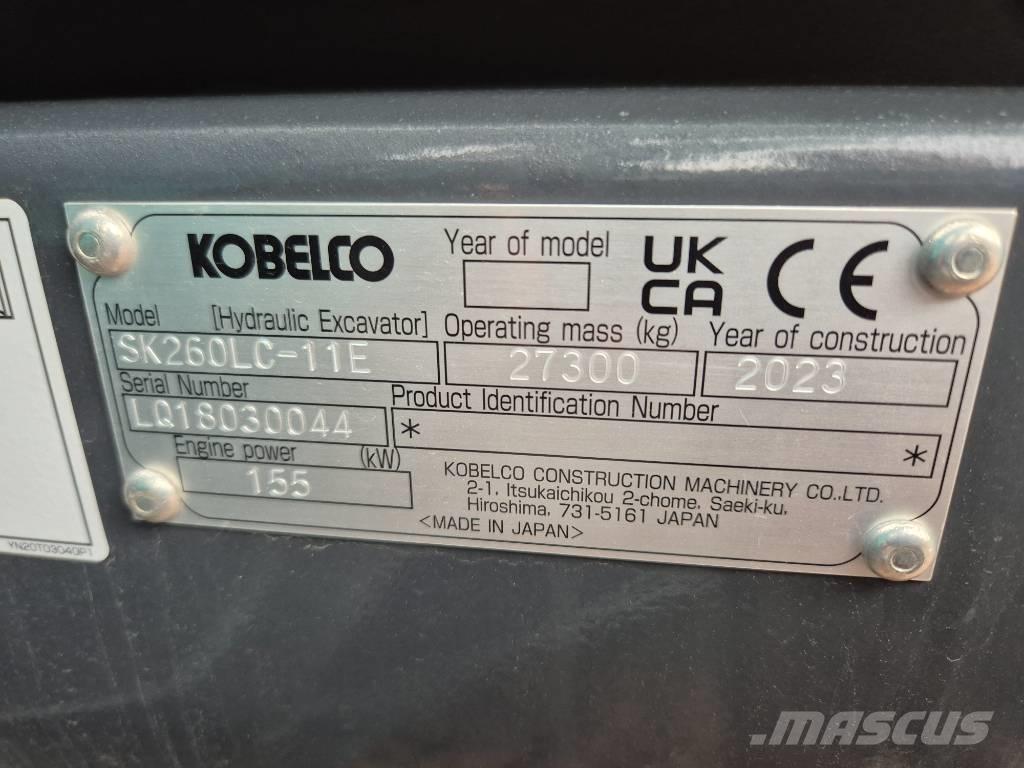 Kobelco SK260LC-11E Гусеничні екскаватори