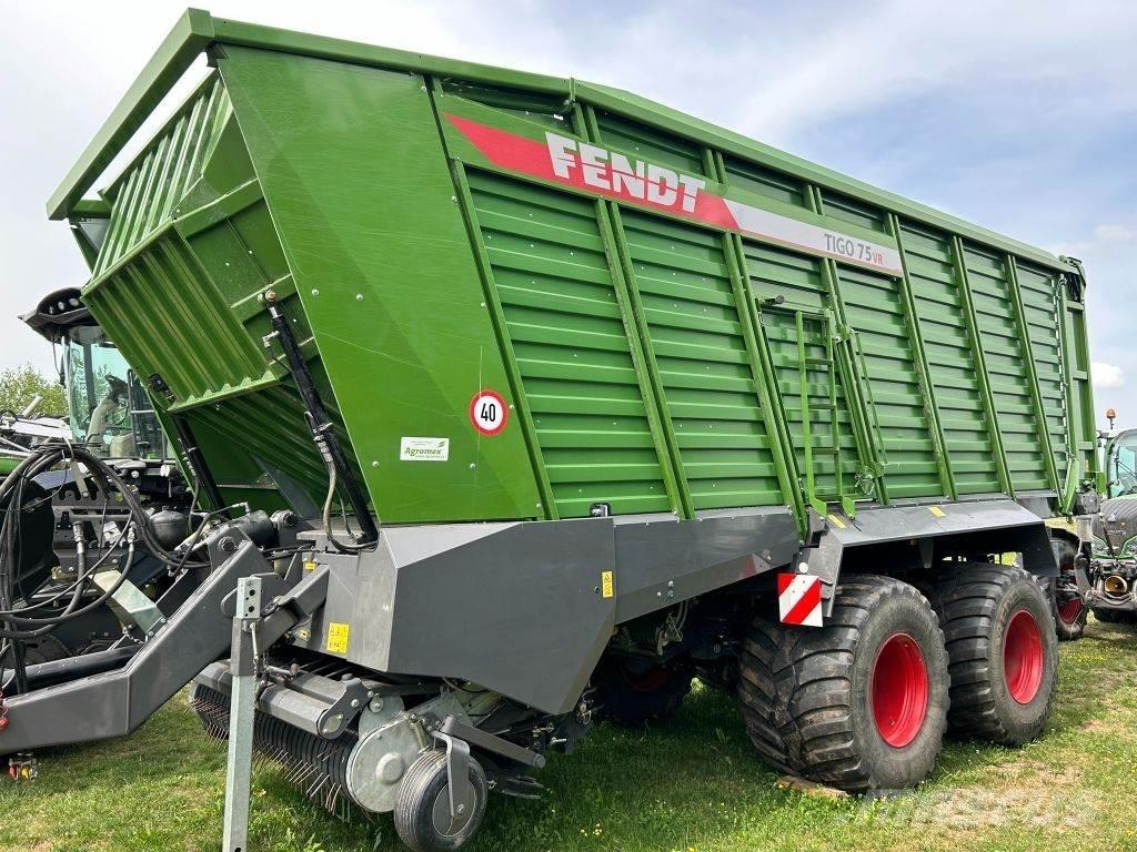 Fendt tigo 75 VR Кормові вагони