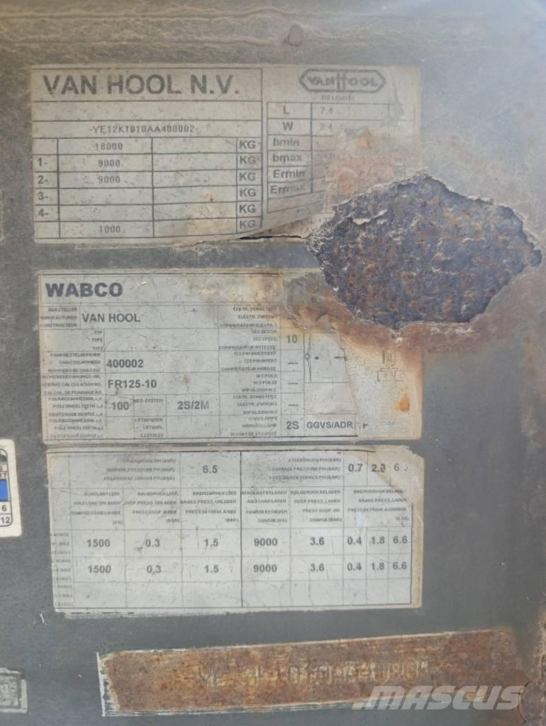 Van Hool Tandem Причепи для перевезення контейнерів