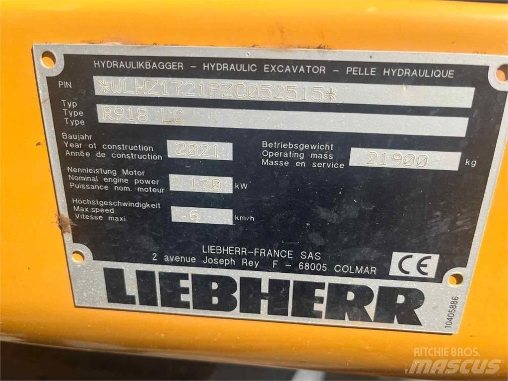 Liebherr R918 Гусеничні екскаватори