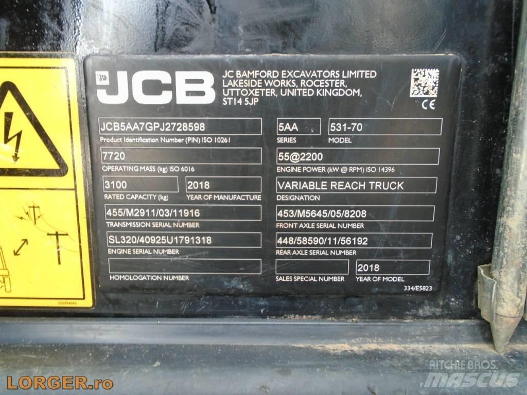 JCB 531-70 Телескопічний навантажувач