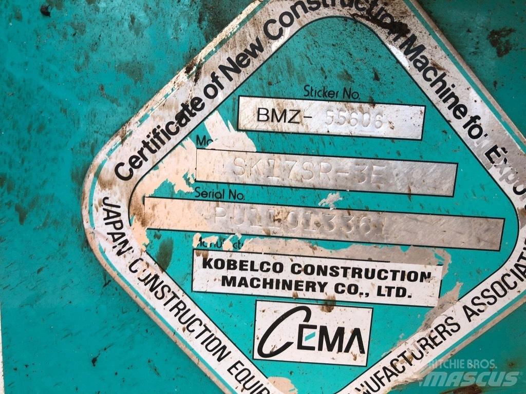 Kobelco SK 17 SR-5 Міні-екскаватори < 7т