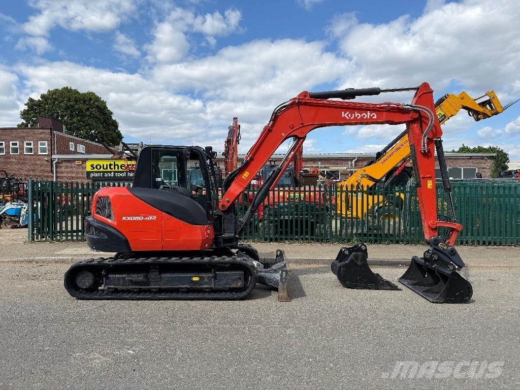 Kubota KX 080-4 Середні екскаватори 7т. - 12т.