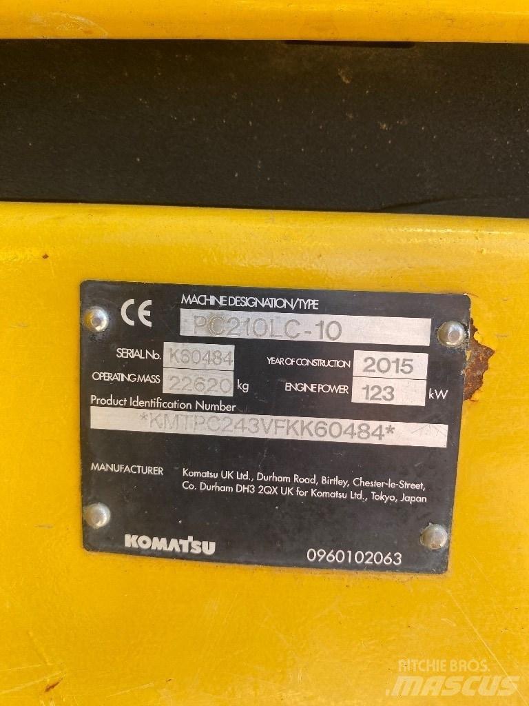 Komatsu PC 210 LC-10 Гусеничні екскаватори