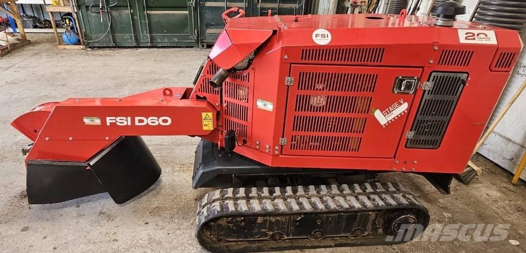 FSI D60 Машини для подрібнення пнів