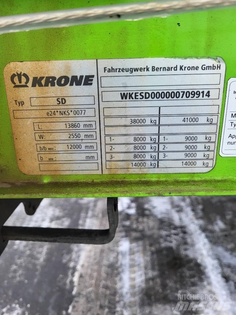 Krone SD Тентовані напівпричепи