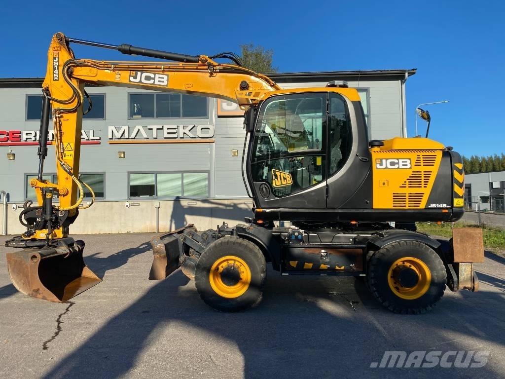 JCB JS145W T4i Колісні екскаватори