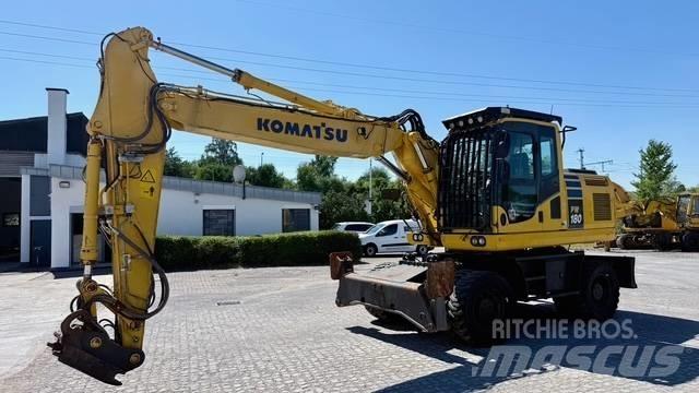 Komatsu PW 180-10 Колісні екскаватори