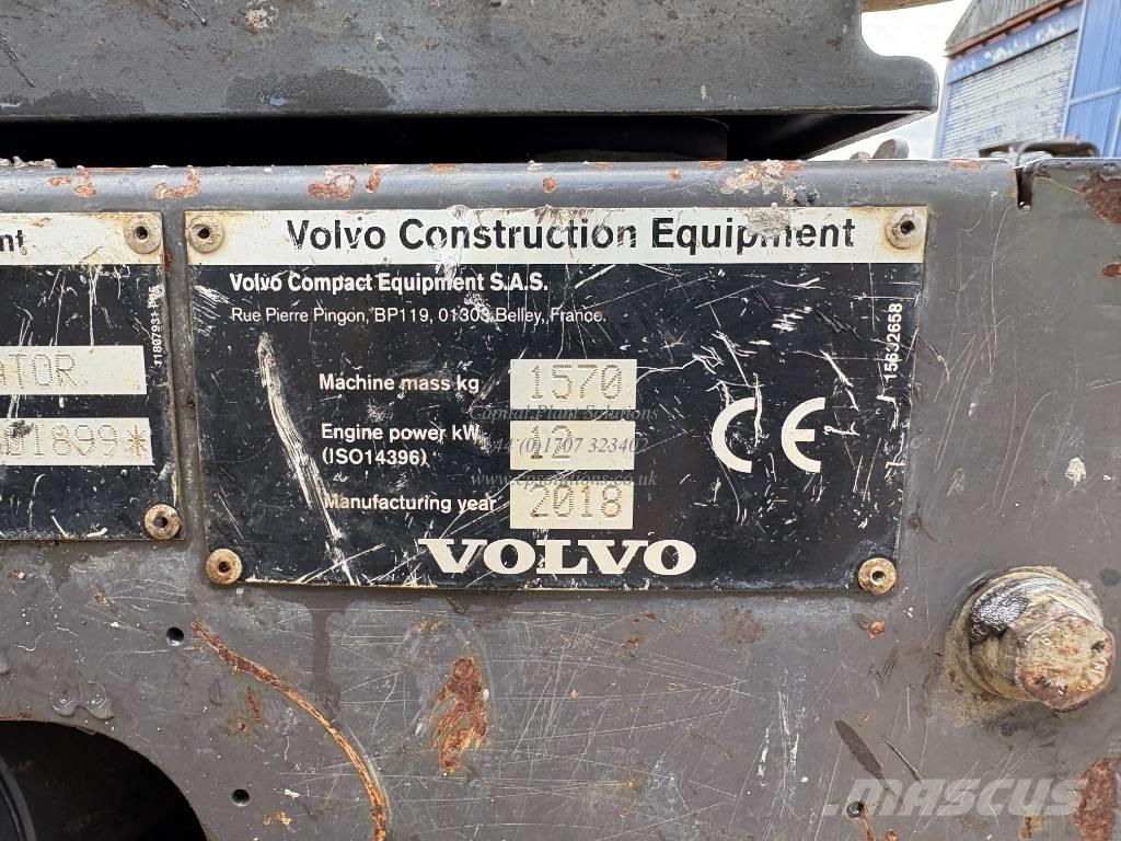 Volvo EC 15 D Міні-екскаватори < 7т