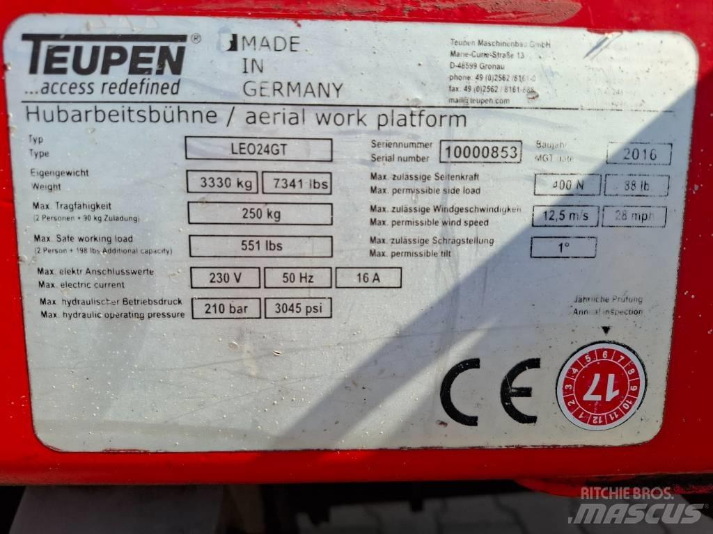 Teupen LEO24GT Колінчаті підйомники