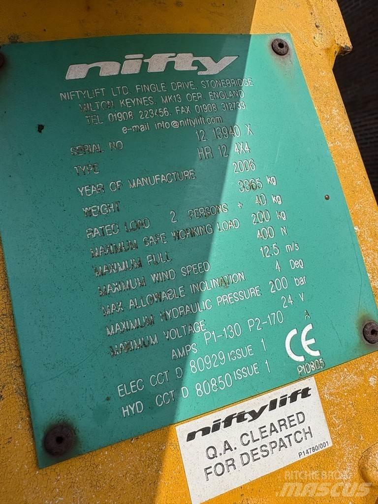 Niftylift Hr12nde Колінчаті підйомники