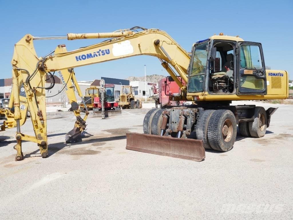 Komatsu PW 170 Колісні екскаватори