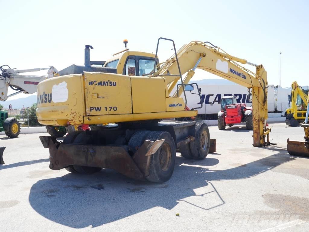 Komatsu PW 170 Колісні екскаватори
