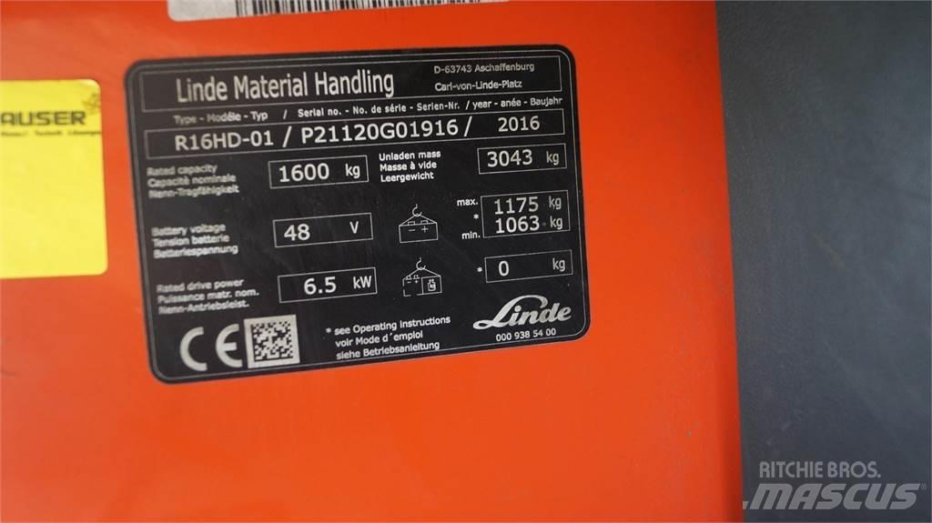 Linde R16HD Річ-трак із високим підйомом