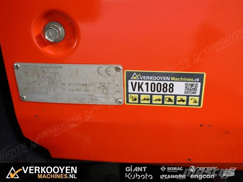 Kubota KX019-4 Міні-екскаватори < 7т