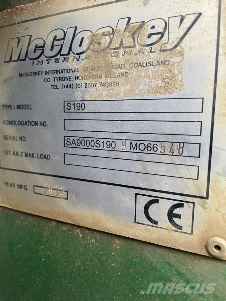 McCloskey S190 Бурильні машини для кар'єрів