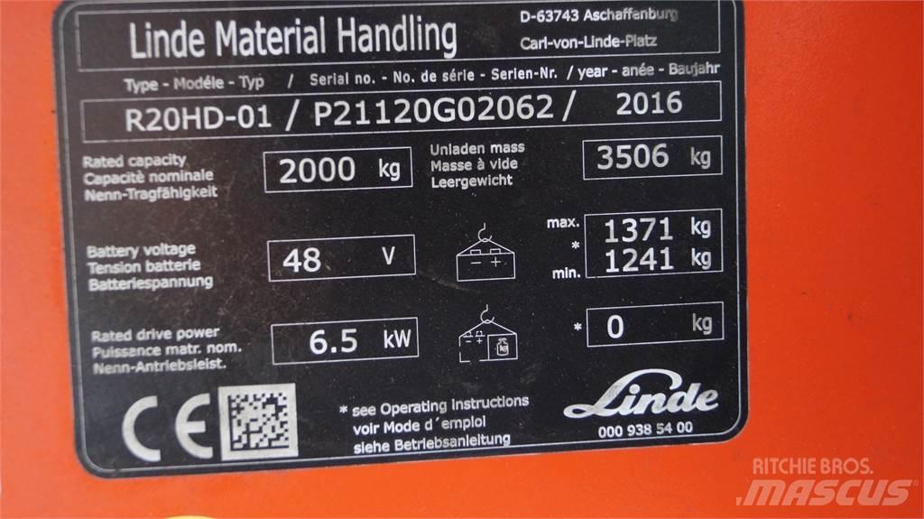 Linde R20HD Річ-трак із високим підйомом
