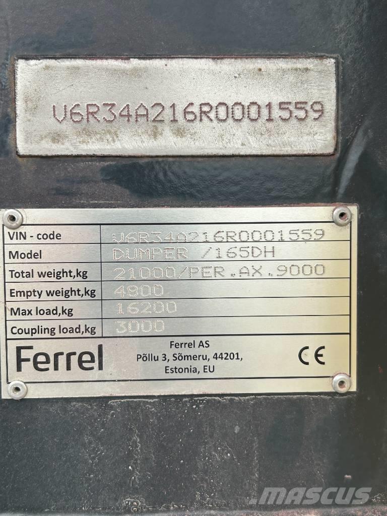 Ferrel 165DH Самосвальні причепи