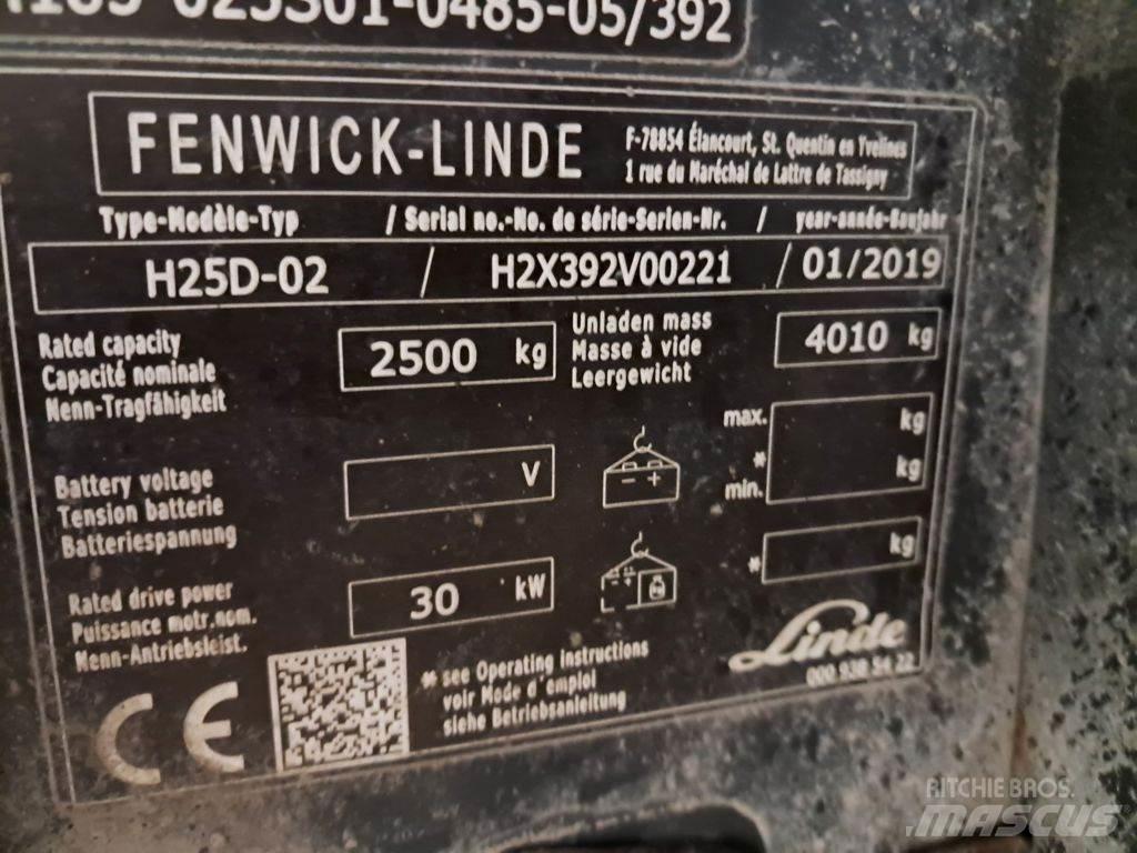 Linde H25D-02 Дизельні навантажувачі