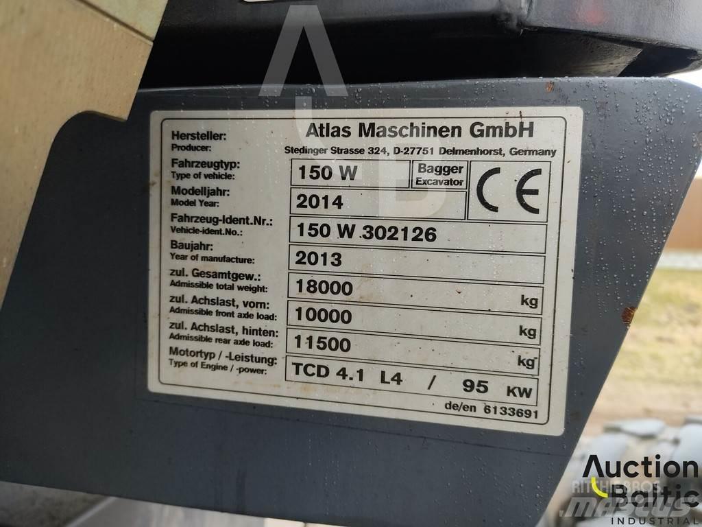 Atlas 150 W Колісні екскаватори