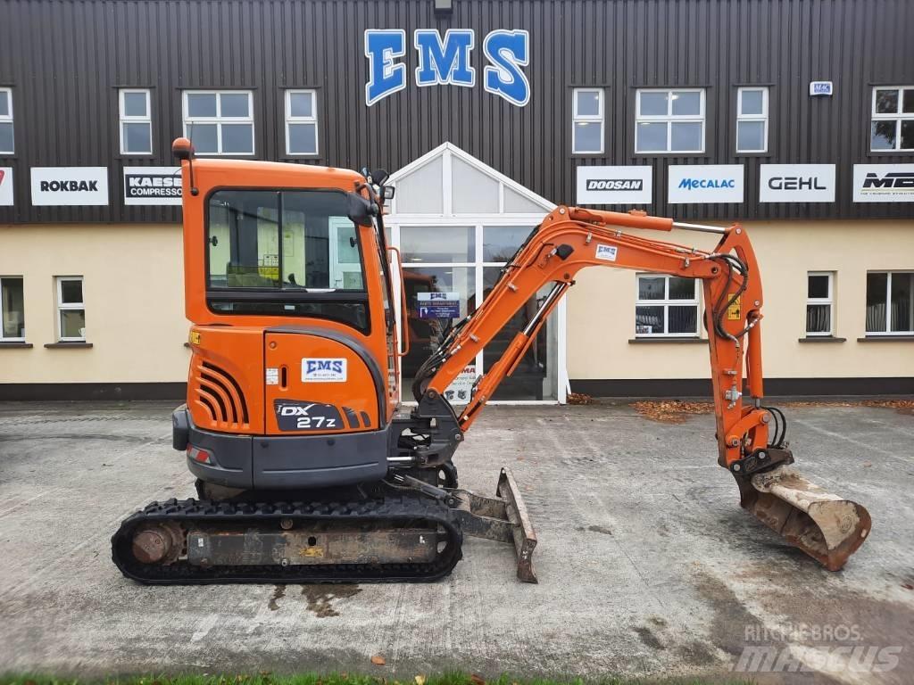 Doosan DX 27 Z Міні-екскаватори < 7т