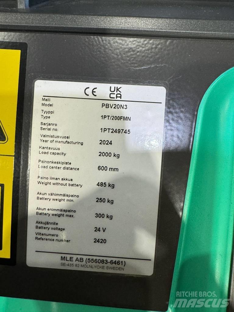 Mitsubishi PBV20N2 Візки для перевезення піддонів