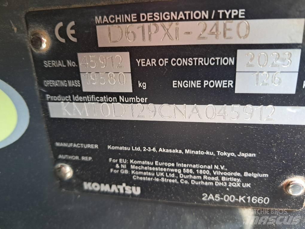 Komatsu D61PXI-24E0 Гусеничні бульдозери