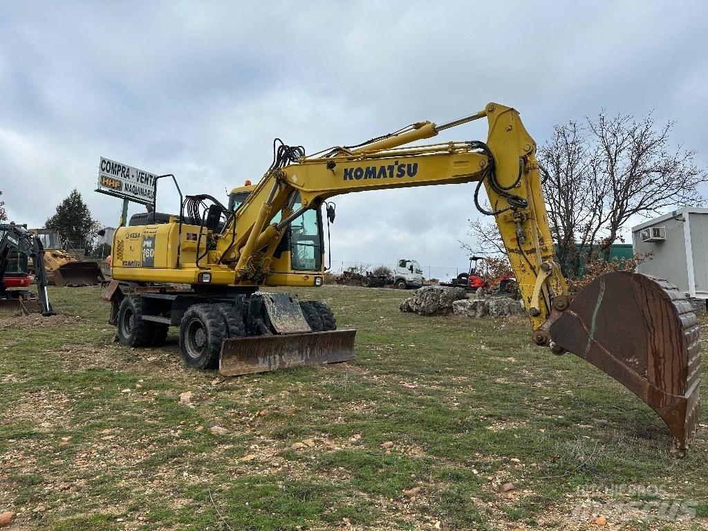 Komatsu PW 160-7E0 Колісні екскаватори