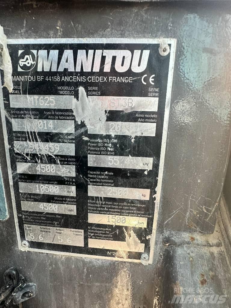 Manitou MT 625 Телескопічні навантажувачі