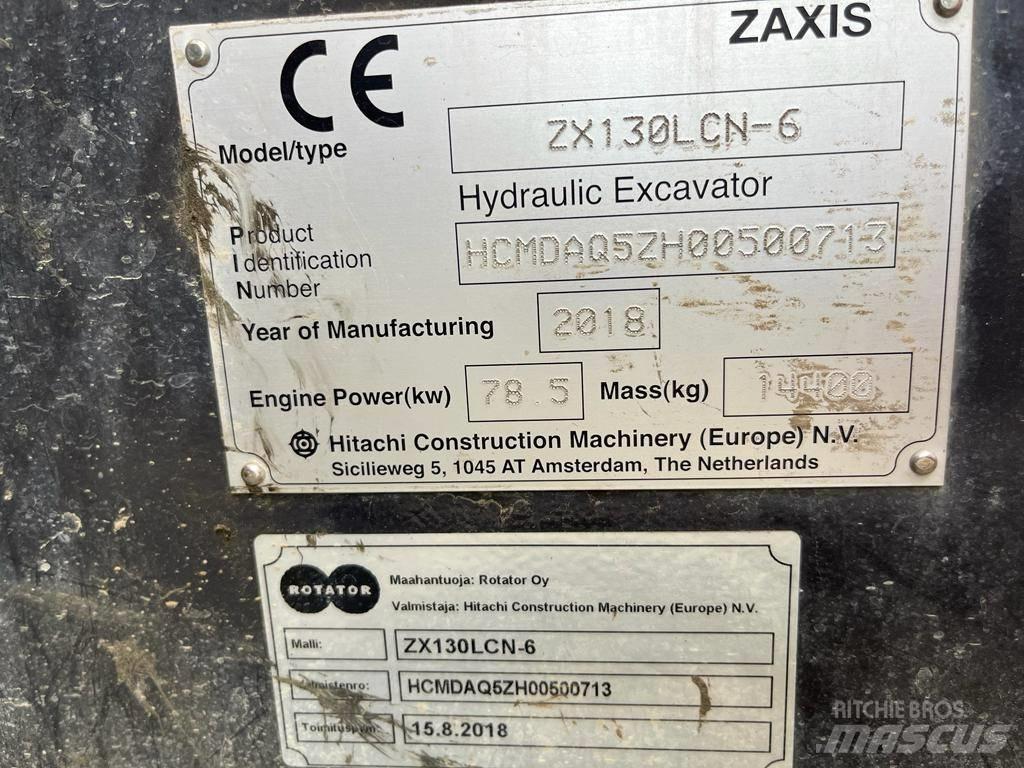 Hitachi ZX130LCN-6 Гусеничні екскаватори