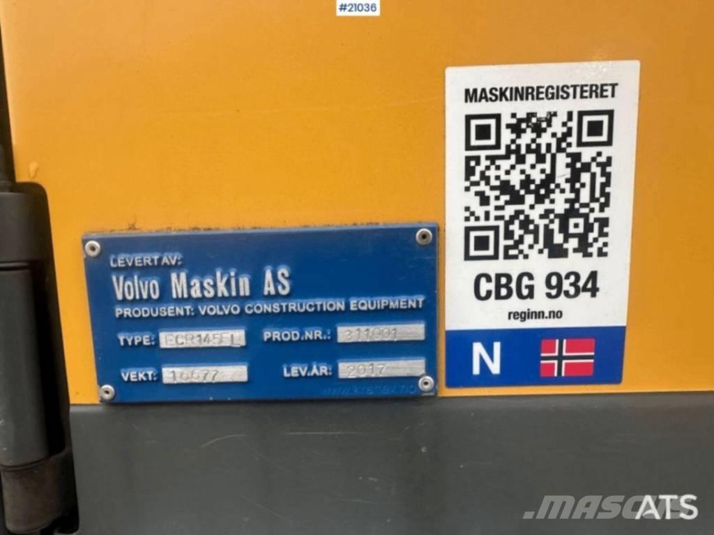 Volvo ECR 145 Гусеничні екскаватори