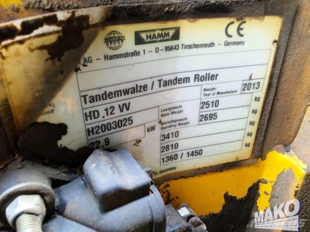 Hamm HD 12 VV Котки тротуарні