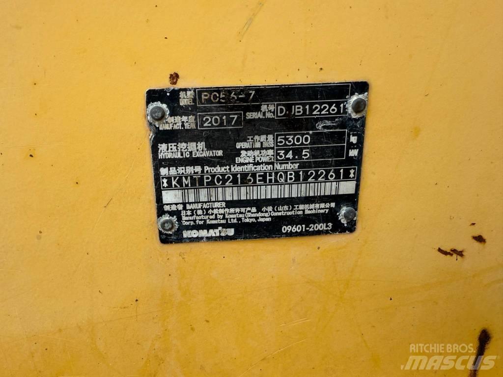 Komatsu PC 56-7 Міні-екскаватори < 7т