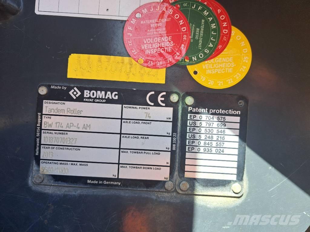 Bomag BW174 AP-4 AM Котки тротуарні