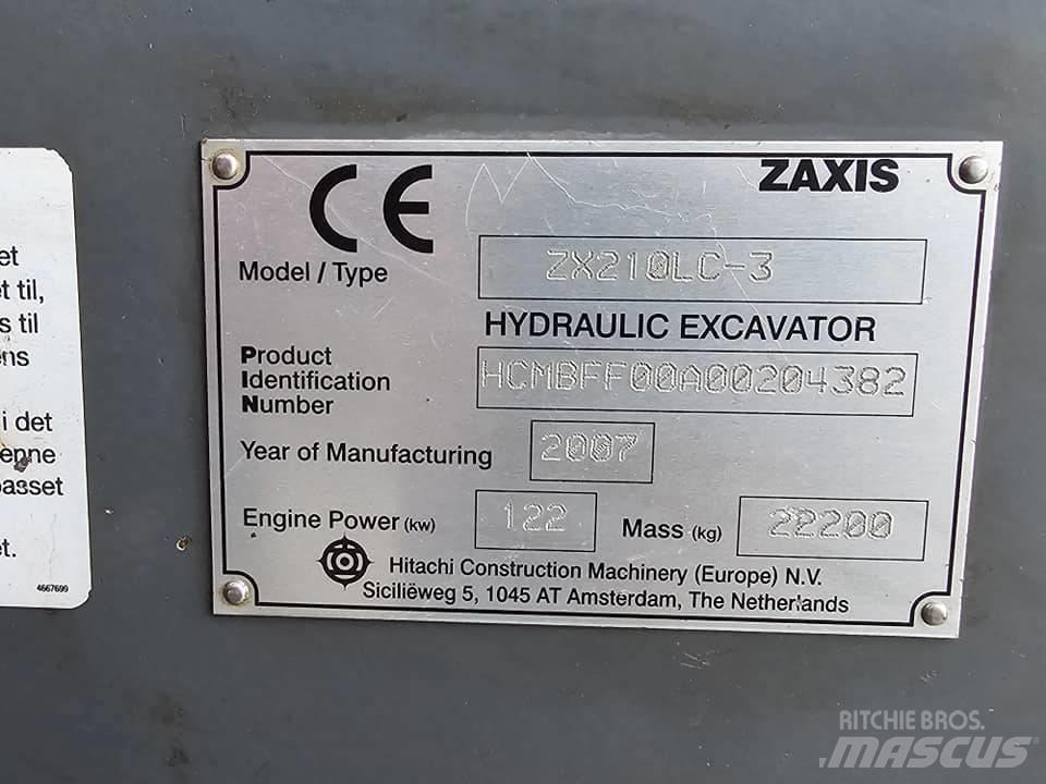 Hitachi ZX 210 LC-3 Гусеничні екскаватори