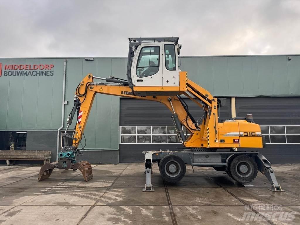 Liebherr A 316 Перевантажувачі металобрухту/промислові навантажувачі