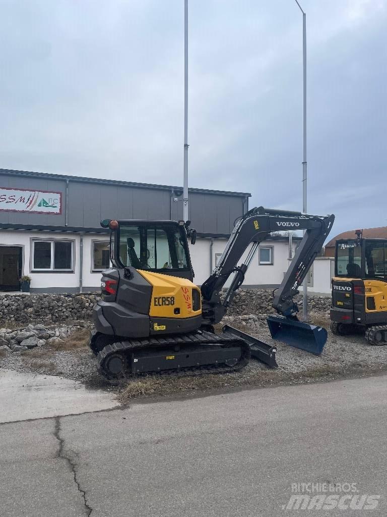 Volvo ECR 58 F Міні-екскаватори < 7т