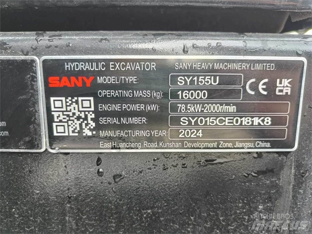 Sany SY155U Гусеничні екскаватори