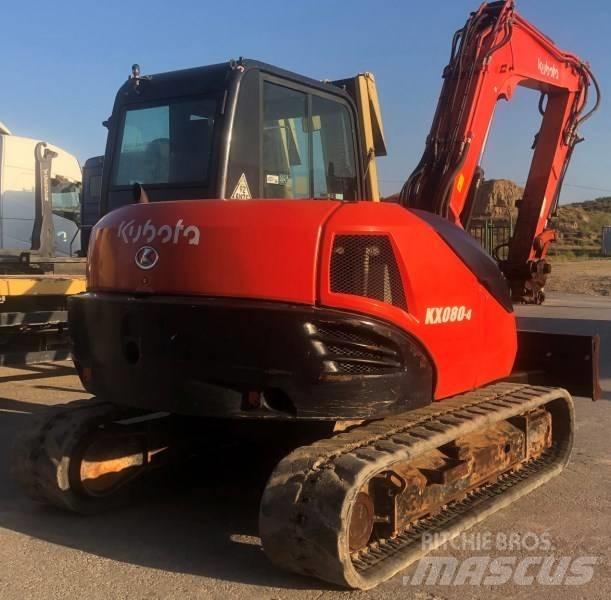 Kubota KX 080-4 Середні екскаватори 7т. - 12т.