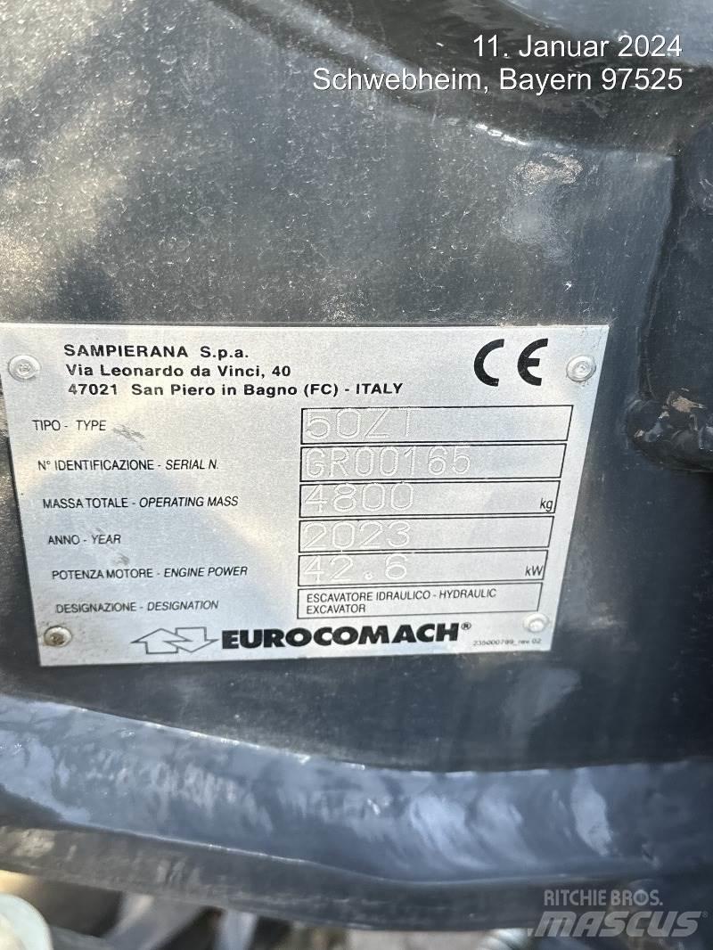 Eurocomach 50ZT Міні-екскаватори < 7т
