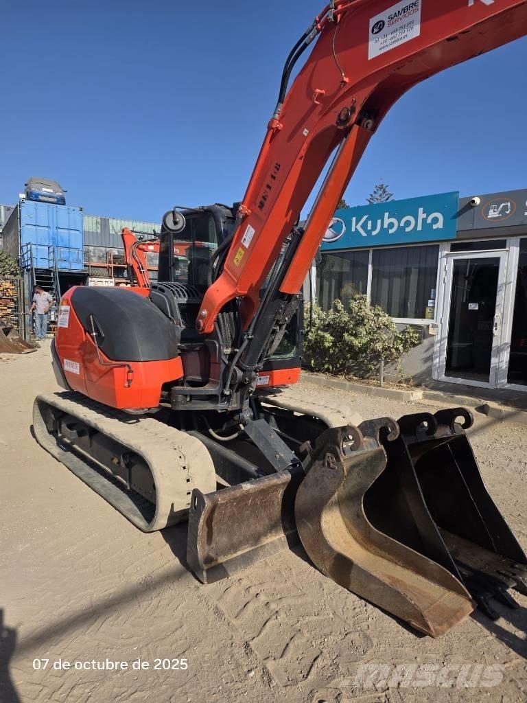 Kubota KX 080-4a2 Середні екскаватори 7т. - 12т.