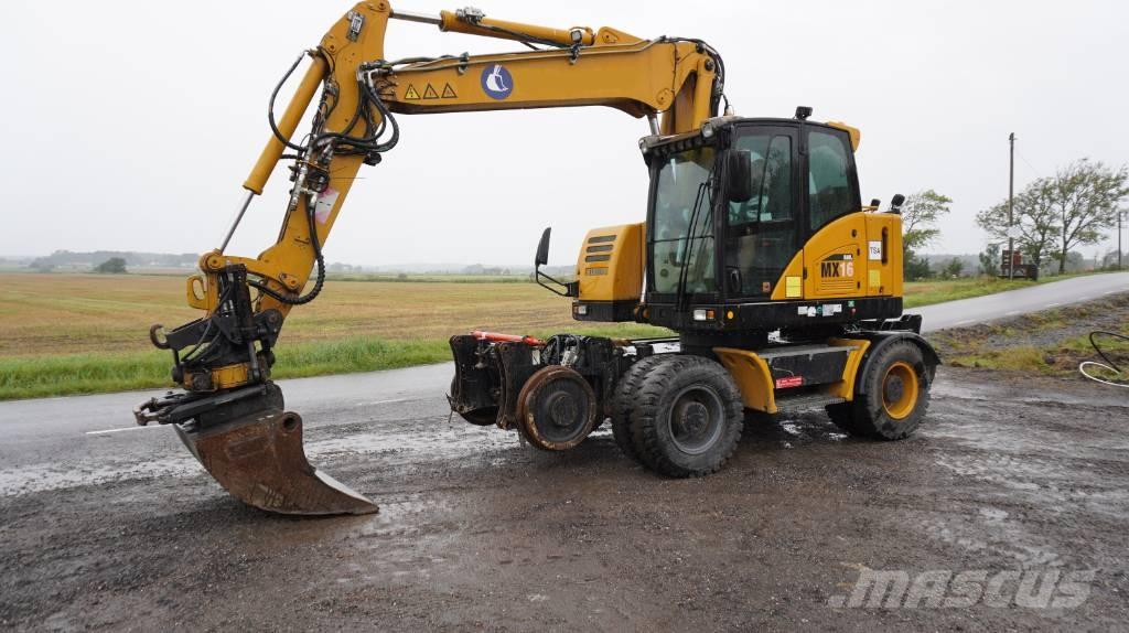 Hydrema MX 16 Rail Колісні екскаватори