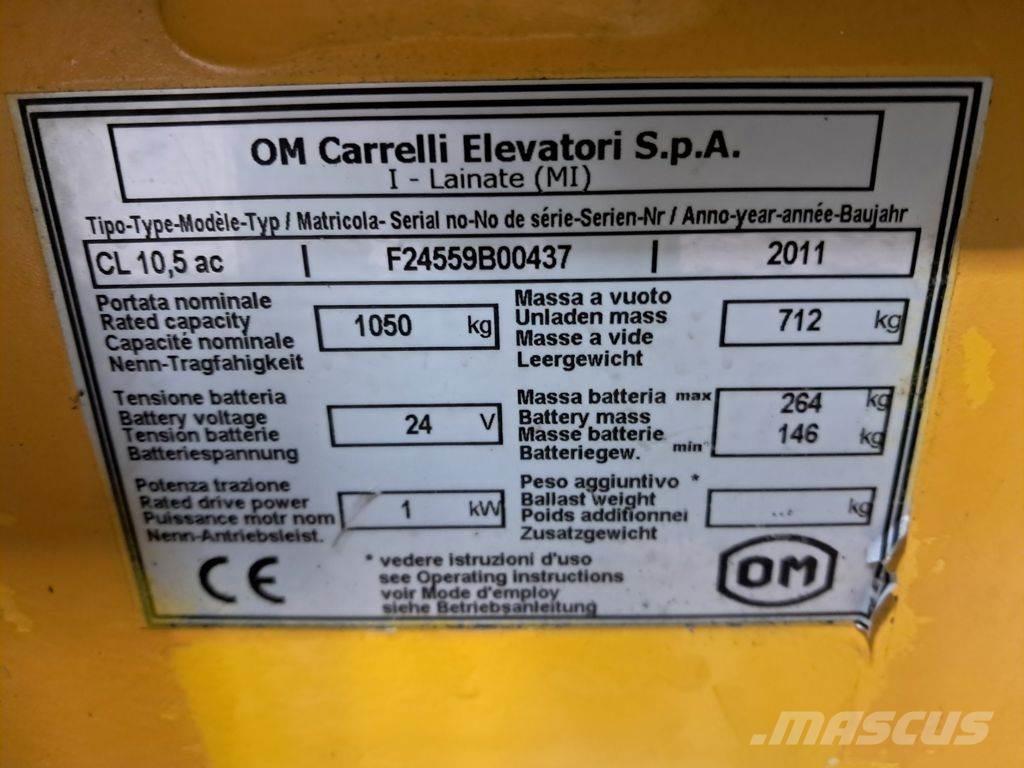 OM CL 10.5ac Ручний візок