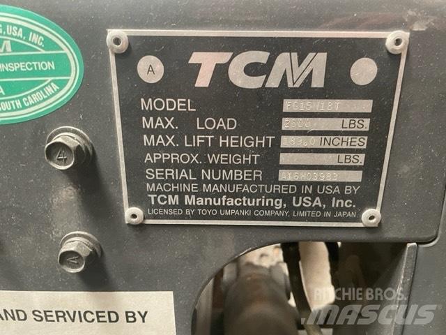 TCM FG15N18T Навантажувачі підвищеної прохідності
