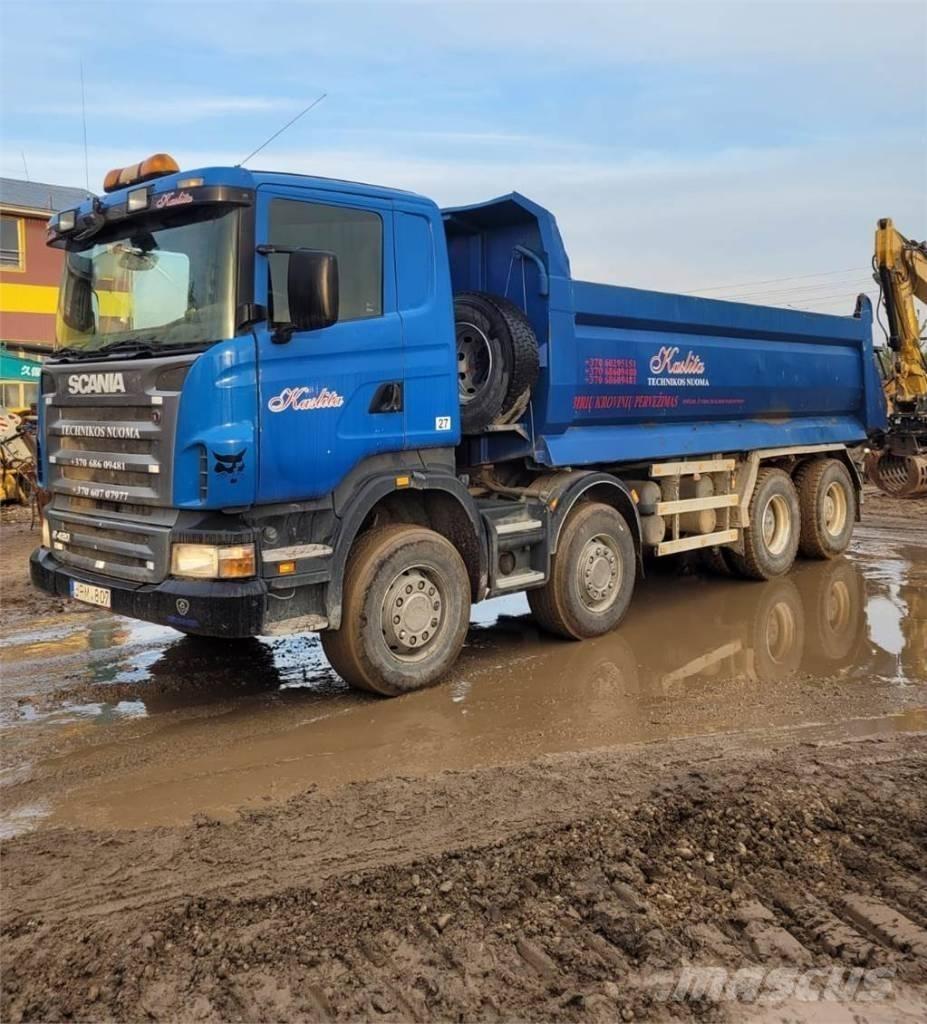Scania R420 8x4 Скіпові навантажувачі