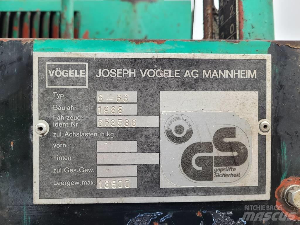 Vögele Super 1500 Асфальтовкладачі