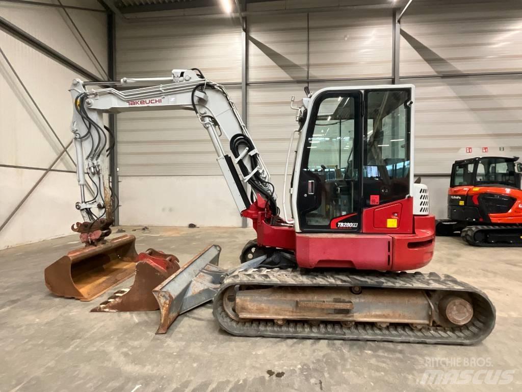 Takeuchi TB 280 FR Середні екскаватори 7т. - 12т.